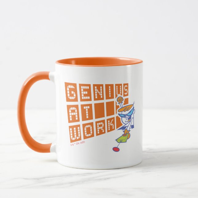 Caneca Dexter "Genius At Work" (Esquerda)