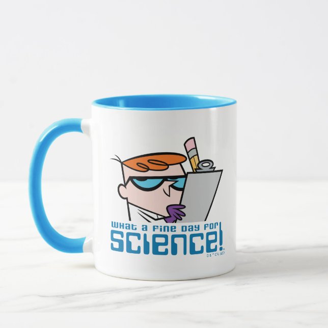 Caneca Dexter - Que Bom Dia Para A Ciência! (Esquerda)