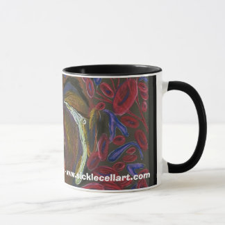 Caneca Dez redefinidos - arte da célula falciforme