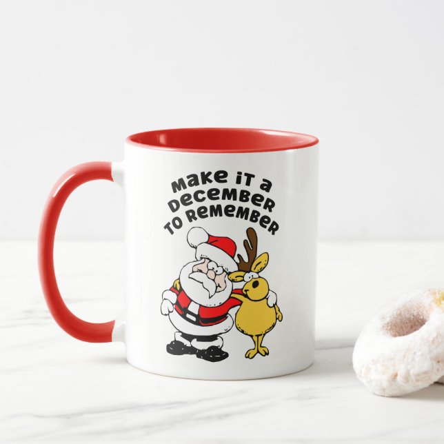 Caneca Dezembro para lembrar (Com Donut)