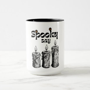 Caneca Dia Assustador Feliz Halloween