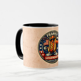 Caneca Dia da Independência Dawg - Amantes de Comida