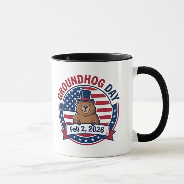 Caneca Dia da Marmota (Direita)