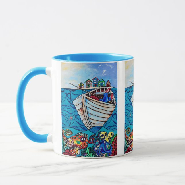 Caneca "Dia da Sorte" Bebida Mug (Esquerda)