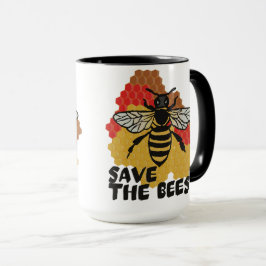 Caneca Dia da Terra, Salve As Abelhas