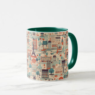 Caneca Dia da Vintagem Parisiense
