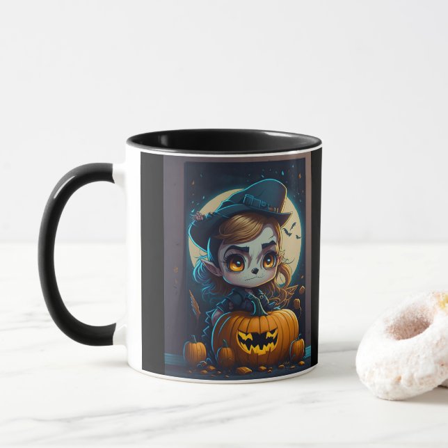 Caneca Dia das Bruxas (Com Donut)