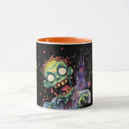 Caneca Dia das Bruxas, Zumbi, Grito do Castelo Roxo ,