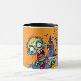 Caneca Dia das Bruxas, Zumbi, Grito do Castelo Roxo ,