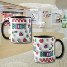 Dia das Mães "Caneca Efeito 3D"