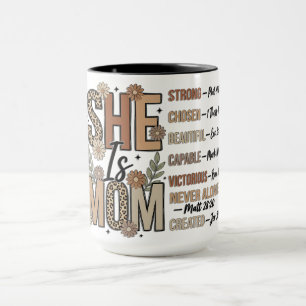 Caneca Dia das Mães Cristão Ela É Mamãe