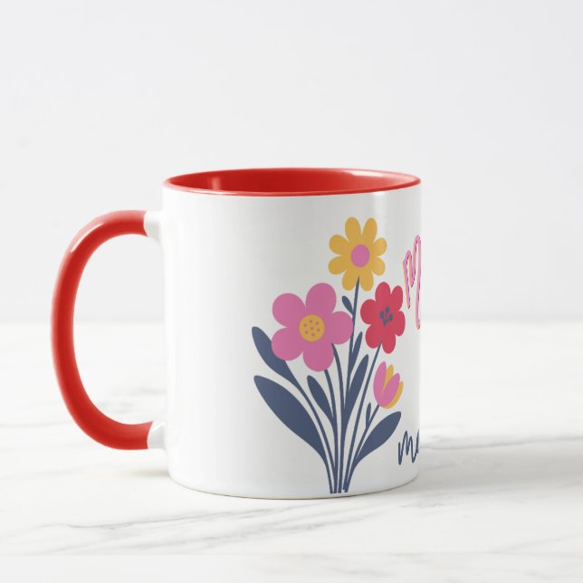 Caneca Dia das mães design moderno (Esquerda)