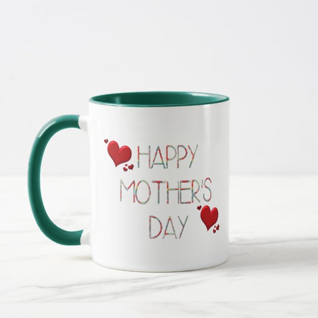Caneca Dia das Mães Feliz - Ideia de Presente para (Esquerda)