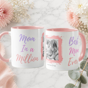 Caneca Dia das Mães Melhor Mãe de Todos os Tempos Foto Ro