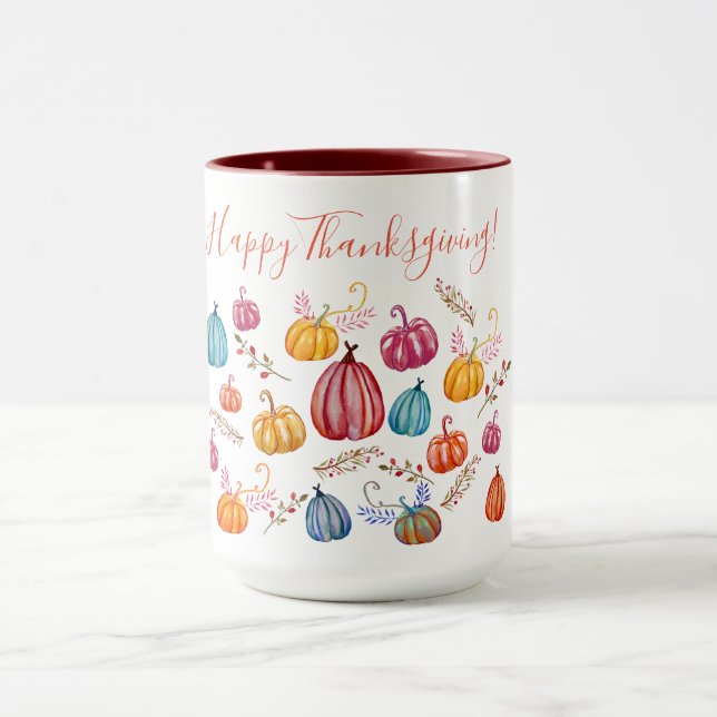 Caneca Dia de Ação de Graças (Centro)