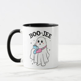 Caneca Dia de as Bruxas engraçado Boo-Jee