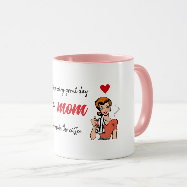 Caneca Dia de as mães (Frente Esquerda)
