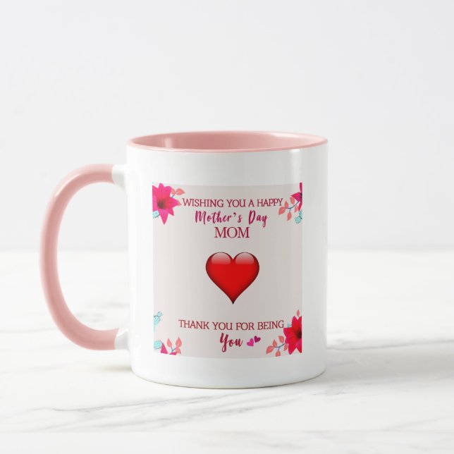 Caneca Dia de as mães Café Mug (Esquerda)