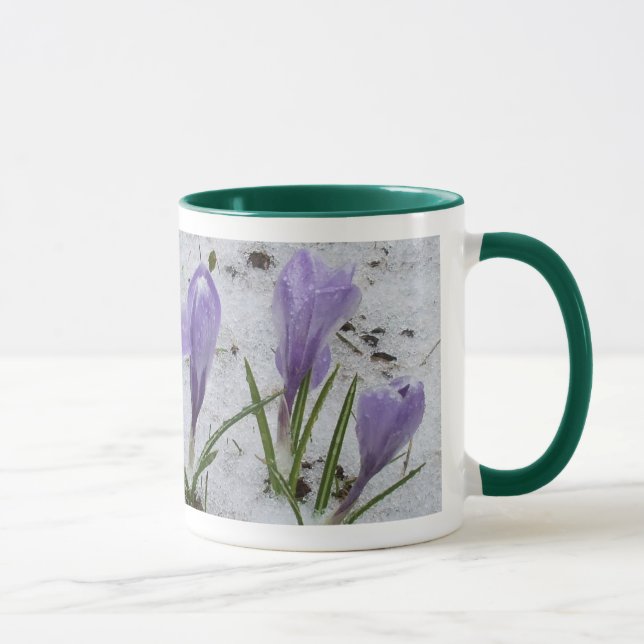 Caneca Dia de as mães da vovó - Crocus em Neve (Direita)