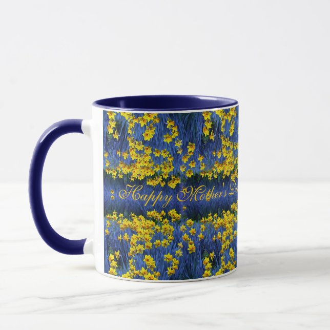 Caneca Dia de as mães Daffodil Primavera Fantasy (Esquerda)