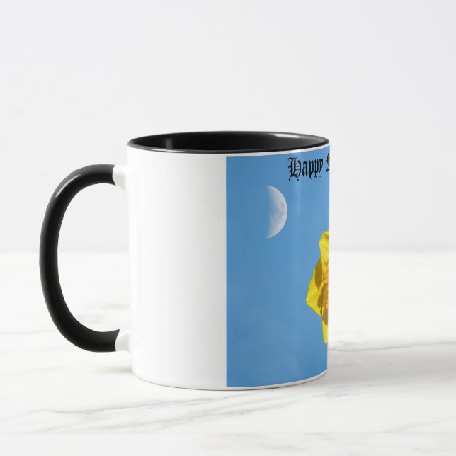 Caneca Dia de as mães feliz Daffodils flores Mug (Esquerda)