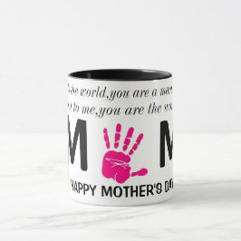Caneca Dia de as mães imprimível