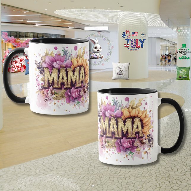 Caneca Dia de as mães Mug "Jardim do Amor" (Criador carregado)