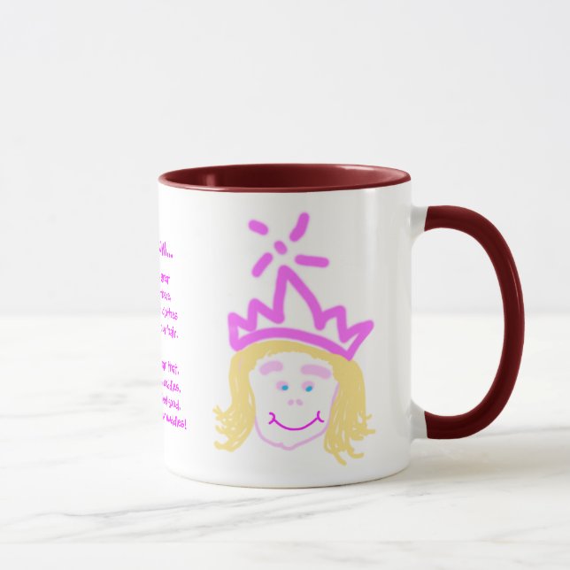 Caneca Dia de as mães Princesa (Direita)