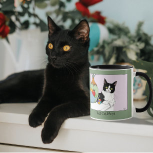 Caneca Dia de as mães Tuxedo Cat