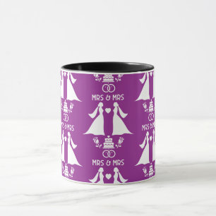 Caneca Dia de Casamento de gay Girls