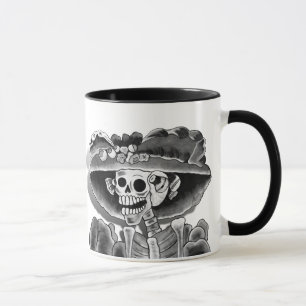 Caneca Dia De Los Muertos Calavera Catrina