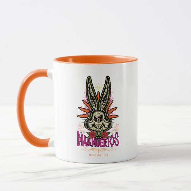 Caneca Día De Los Muertos COELHO BUGS™ Floral (Esquerda)