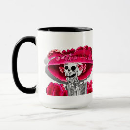 Caneca Dia De Los Muertos (La Catrina)