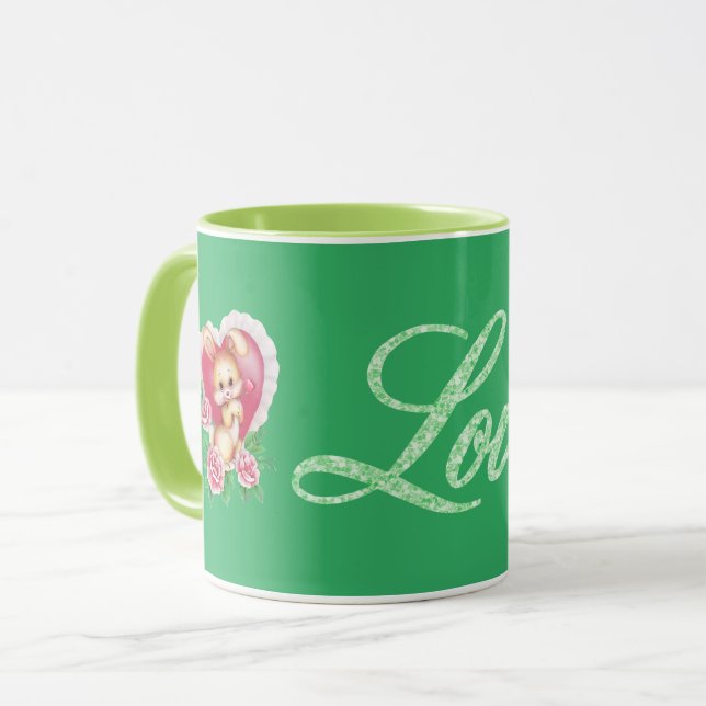 Caneca Dia de os namorados (Frente Esquerda)