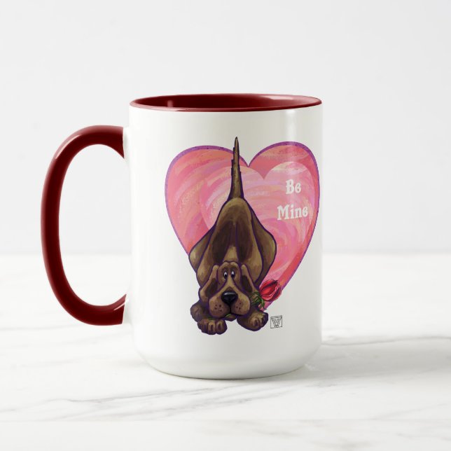 Caneca Dia de os namorados de Cachorro (Esquerda)
