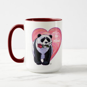 Caneca Dia de os namorados do Urso Panda