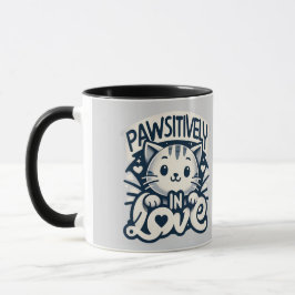Caneca Dia de os namorados - Pawistively Apaixonado
