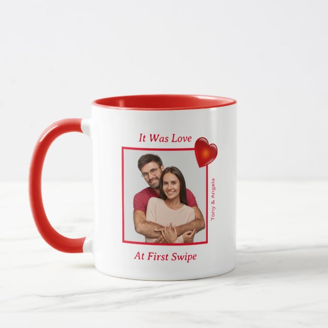 Caneca Dia de os namorados personalizado (Esquerda)
