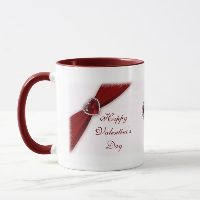 Caneca Dia de os namorados Ruby Red Mug (Esquerda)