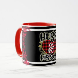 Caneca Dia de os namorados Trendy Hugs E Kisses