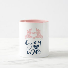 Caneca Dia de os namorados Você E Eu