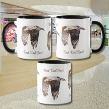 Dia de os pais "Best Pai Ever" Hawk Mug