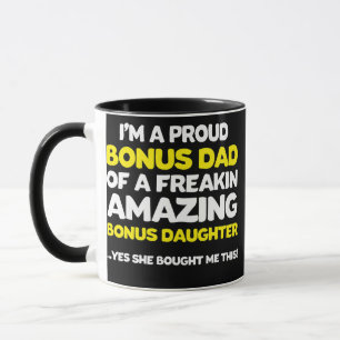 Caneca Dia de os pais Bonus Gift Stepfadinha