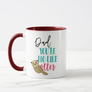 Caneca Dia de os pais cita rio Otter Animal Humor