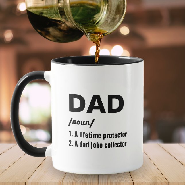 Caneca Dia de os pais de definição de Pai engraçado (Funny Dad Definition Father's Day 
)