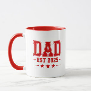Caneca Dia de os pais de Estilo de Variação do novo papai