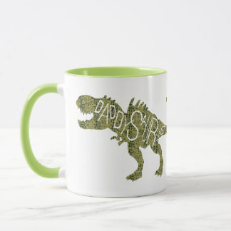 Caneca Dia de os pais - Dinossauro Verde Daddysaurus