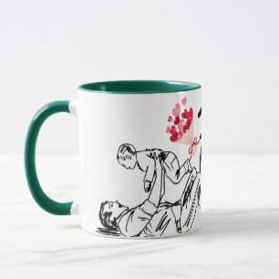Caneca Dia de os pais Feliz Impresso Moderno Mug