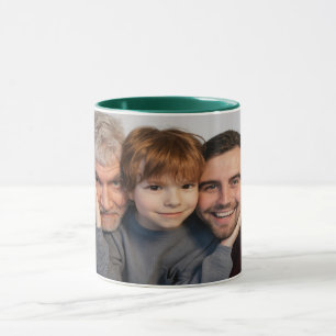 Caneca Dia de os pais Personalizado Gift Mug, Foto Person