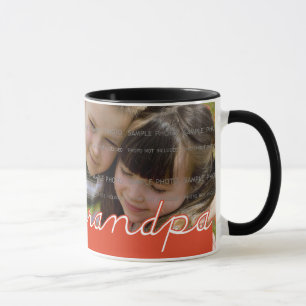 Caneca Dia de os pais Personalizado Mug de Fotografia par
